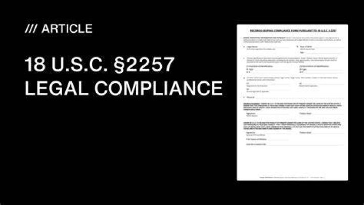 18 USC 2257 adult content legal compliance