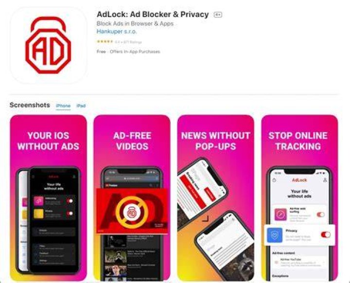 Ad blocker and anti-tracking browser extension