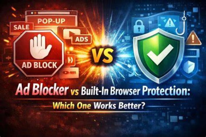 Ad blocker browser extension for privacy protection