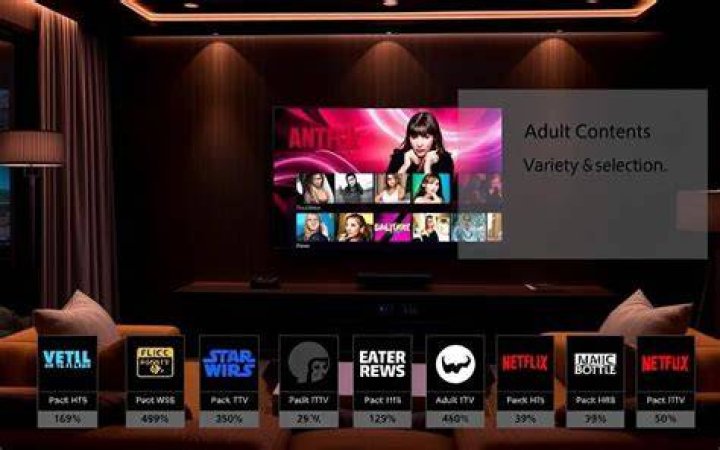 Adult streaming content categories variety
