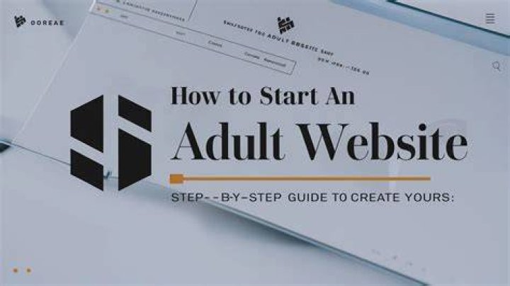 Adult website interface