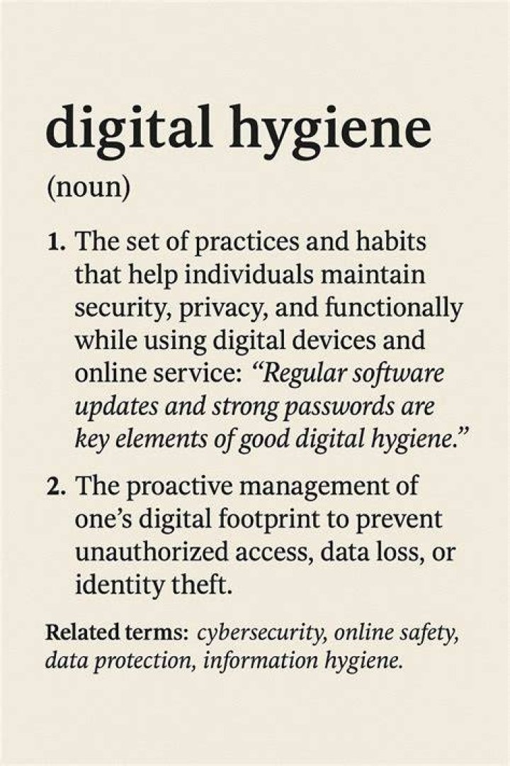 Digital hygiene habits for long-term online privacy protection