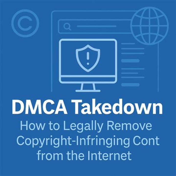 Filing a DMCA takedown notice for copyright content removal