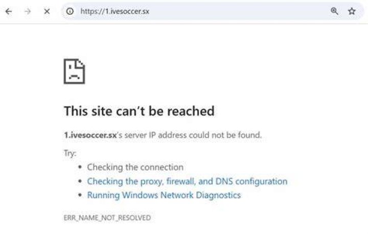 DNS and firewall blocking streaming website access