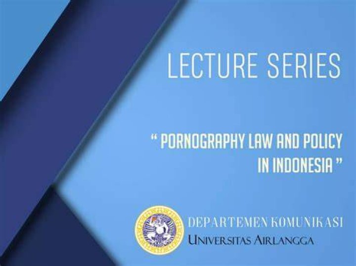 Indonesia pornography law internet regulation