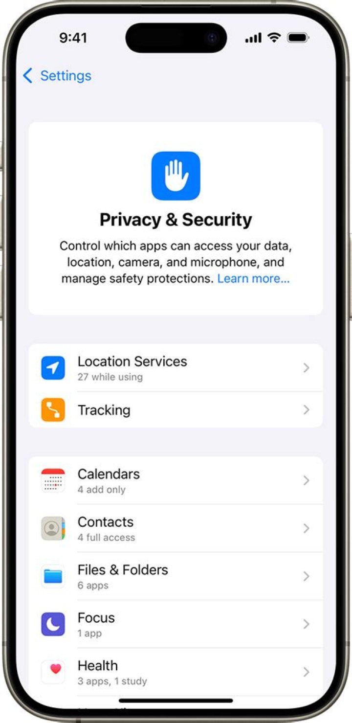 Mobile browser privacy and security settings for streaming sites