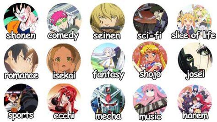 Popular hentai genres and doujinshi categories