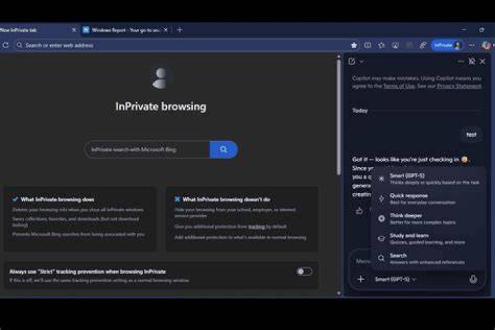 Browser privacy settings for safe streaming
