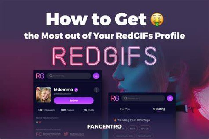 RedGIFs creator profile on adult content platform