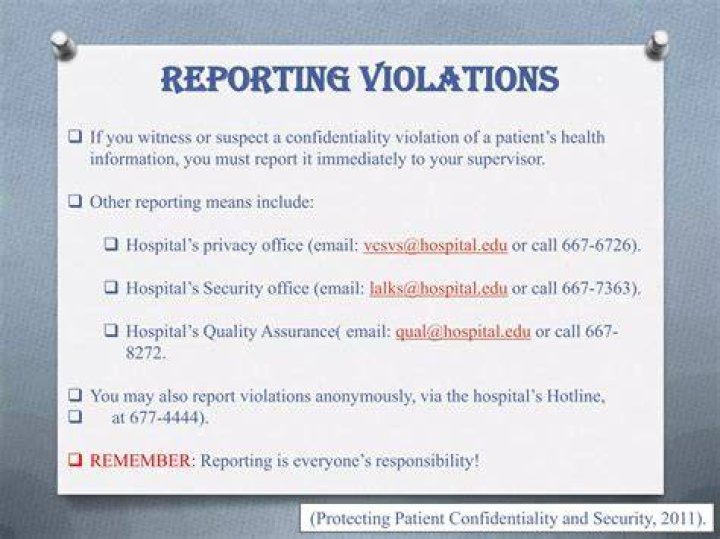 Reporting violations in an online forum for community safety