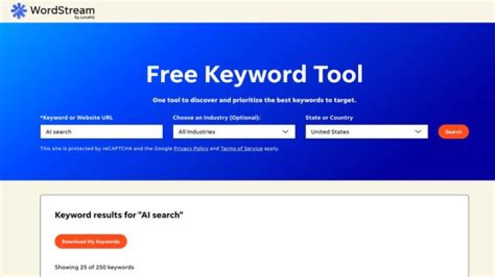 Keyword search for webcam streams